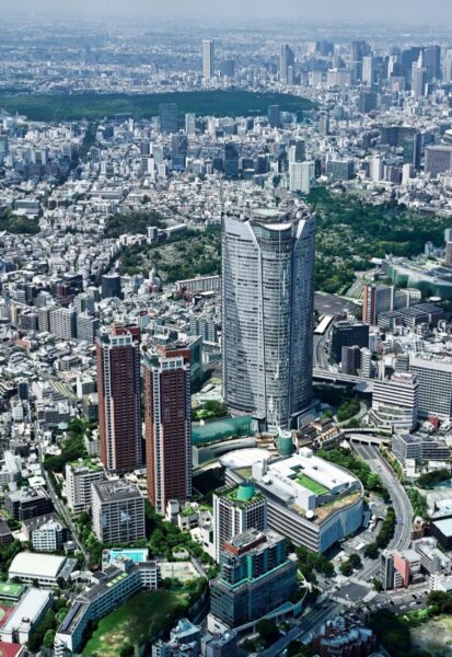 六本木ヒルズ建物群　俯瞰